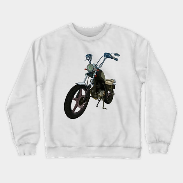 Classic Vintage Motorcycle Crewneck Sweatshirt by DiegoCarvalho